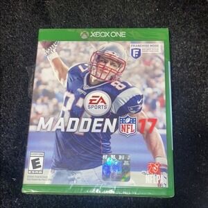 Madden NFL 17 Video Game for Xbox One New Factory Sealed